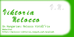 viktoria melocco business card